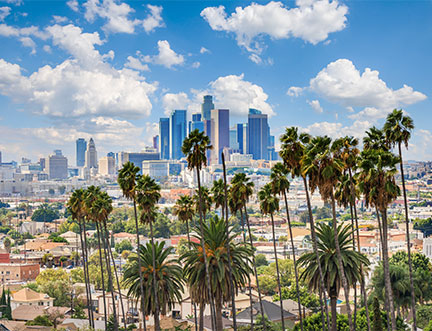 Los Angeles, CA skyline